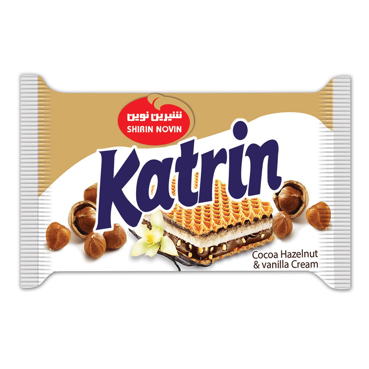 Cocoa Hazelnut & Vanilla Cream Katrin Wafer